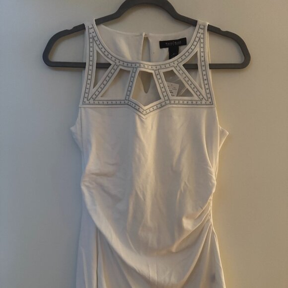 White House Black Market Brand New Sleeveless white top - Picture 1 of 5